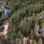 シャレー Lapland Landscape With Nature View, Sauna, Fireplace & Kitchen, Yllaes, Aekaeslompolo, Riverside Village *