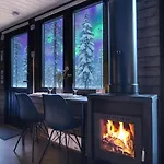 Lapland Landscape With Nature View, Sauna, Fireplace & Kitchen, Yllaes, Aekaeslompolo, Riverside Village Äkäslompolo