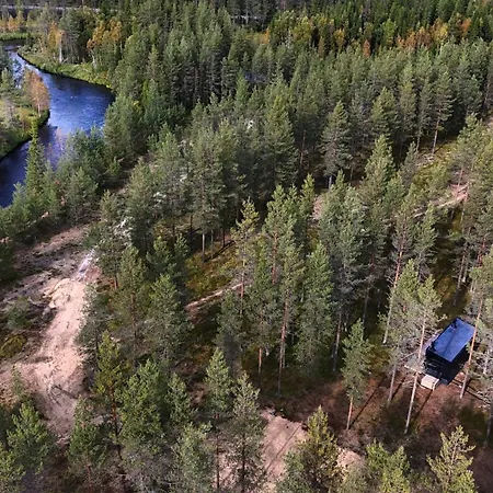 Шале Lapland Landscape With Nature View, Sauna, Fireplace & Kitchen, Yllaes, Aekaeslompolo, Riverside Village *