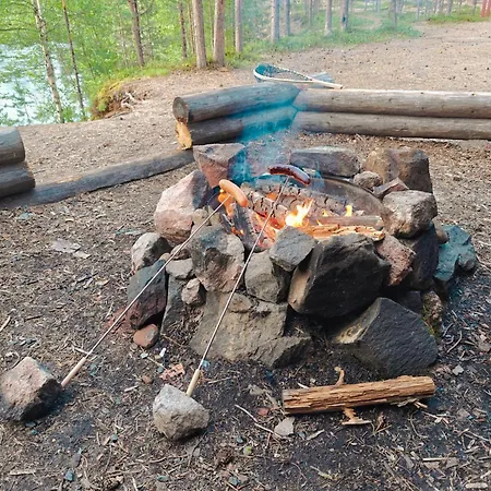 Lapland Landscape With Nature View, Sauna, Fireplace & Kitchen, Yllaes, Aekaeslompolo, Riverside Village * Экясломполо