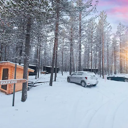 木屋 Lapland Landscape With Nature View, Sauna, Fireplace & Kitchen, Yllaes, Aekaeslompolo, Riverside Village *