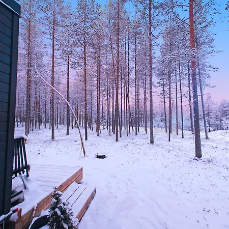 木屋 Lapland Landscape With Nature View, Sauna, Fireplace & Kitchen, Yllaes, Aekaeslompolo, Riverside Village Äkäslompolo