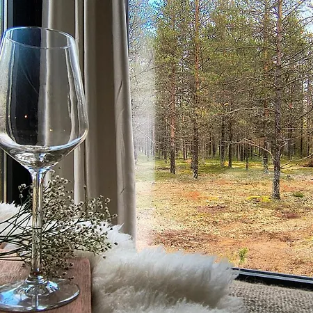 Lapland Landscape With Nature View, Sauna, Fireplace & Kitchen, Yllaes, Aekaeslompolo, Riverside Village Шале *