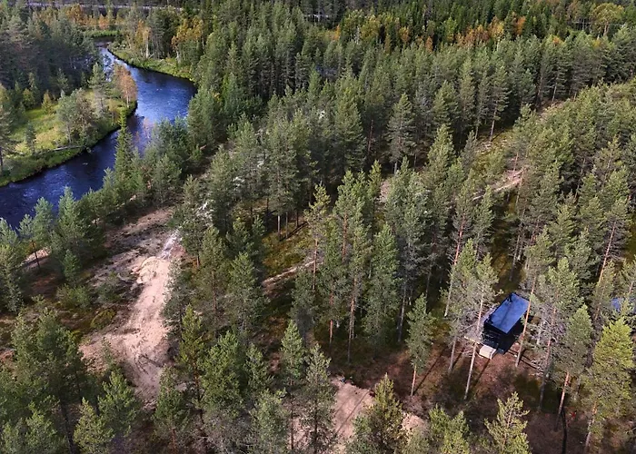 Chalet Lapland Landscape With Nature View, Sauna, Fireplace & Kitchen, Yllaes, Aekaeslompolo, Riverside Village *