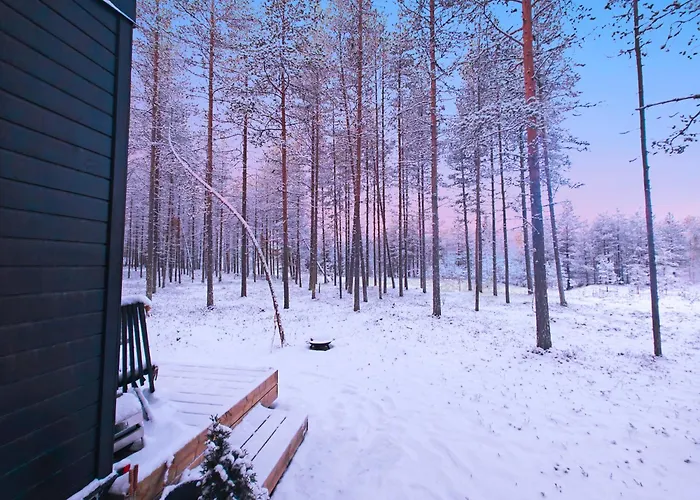 Chalet Lapland Landscape With Nature View, Sauna, Fireplace & Kitchen, Yllaes, Aekaeslompolo, Riverside Village Äkäslompolo