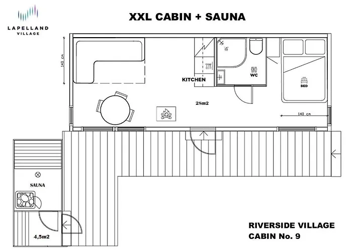 Lapland Landscape With Nature View, Sauna, Fireplace & Kitchen, Yllaes, Aekaeslompolo, Riverside Village Chalet *