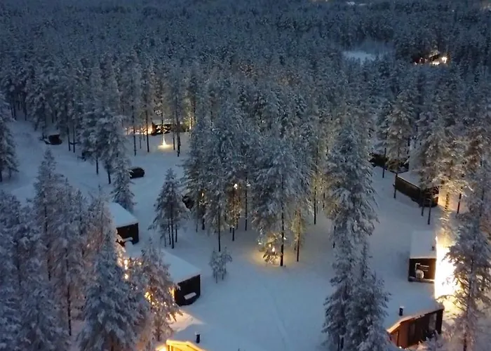 Lapland Landscape With Nature View, Sauna, Fireplace & Kitchen, Yllaes, Aekaeslompolo, Riverside Village Chalet Äkäslompolo